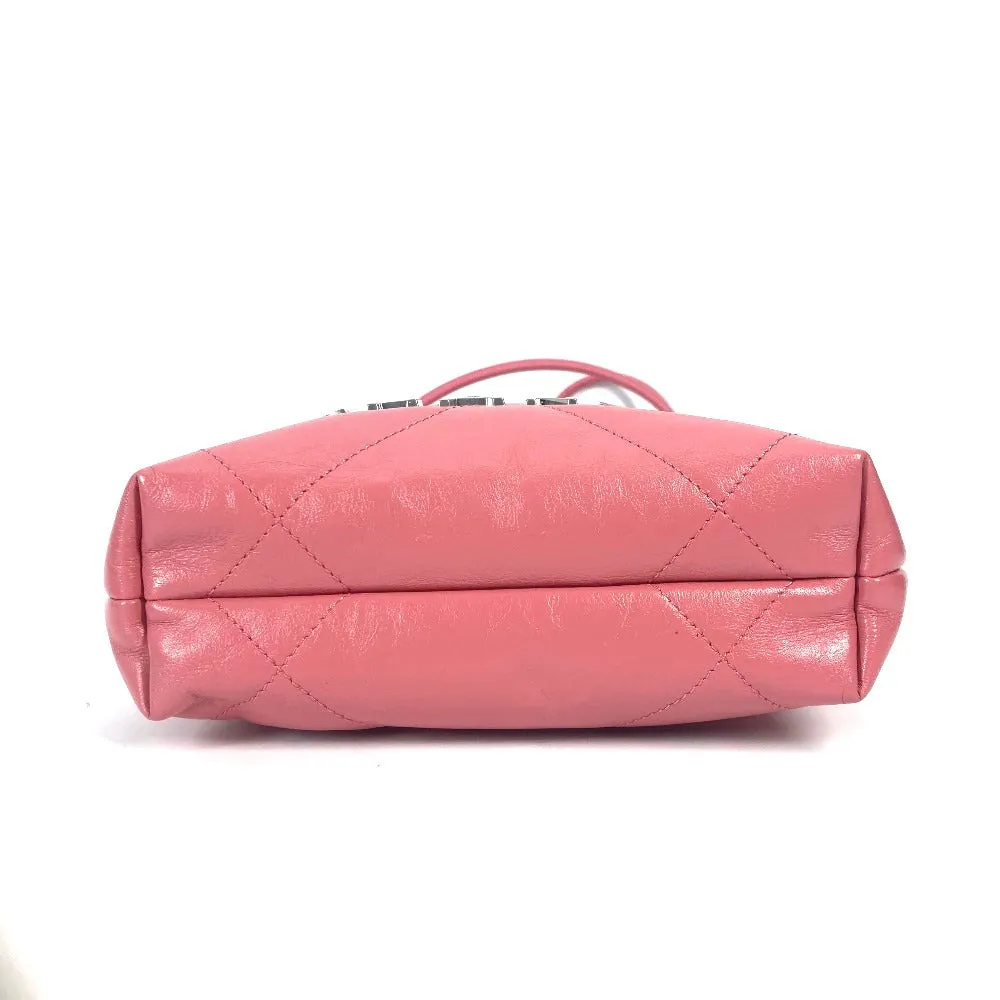CHANEL Shoulder Bag AS3980 Calfskin pink Chain chanel 22 Women Used