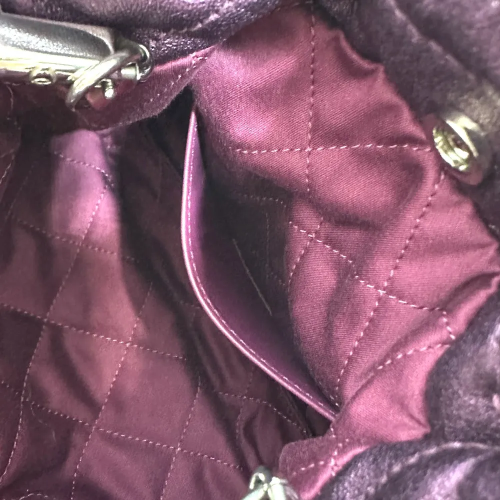 CHANEL Shoulder Bag AS3980 leather purple CHANEL22 Glitter All Purple