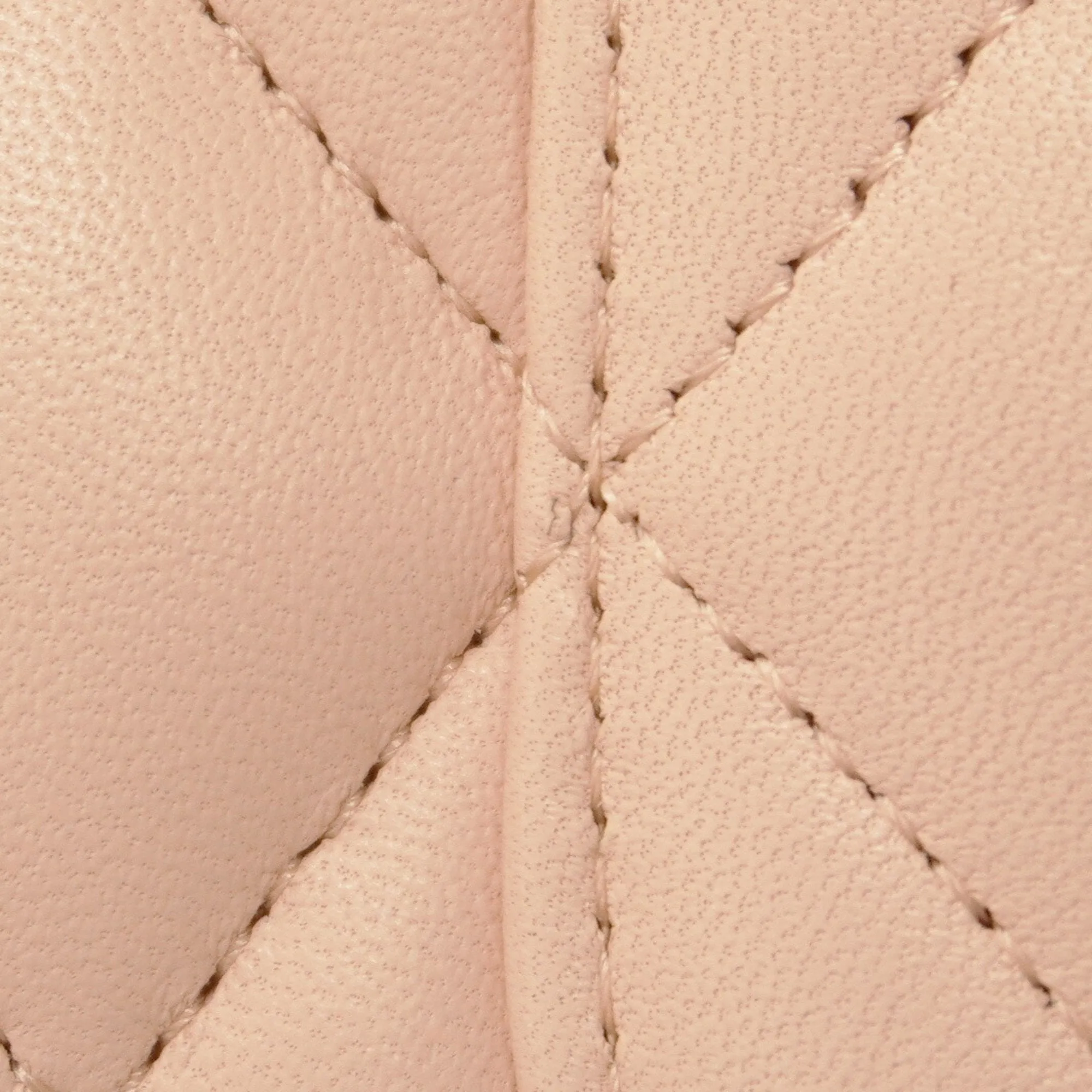 Chanel Shoulder Bag Matelasse W Flap Chain Lambskin Pink Champagne Women's