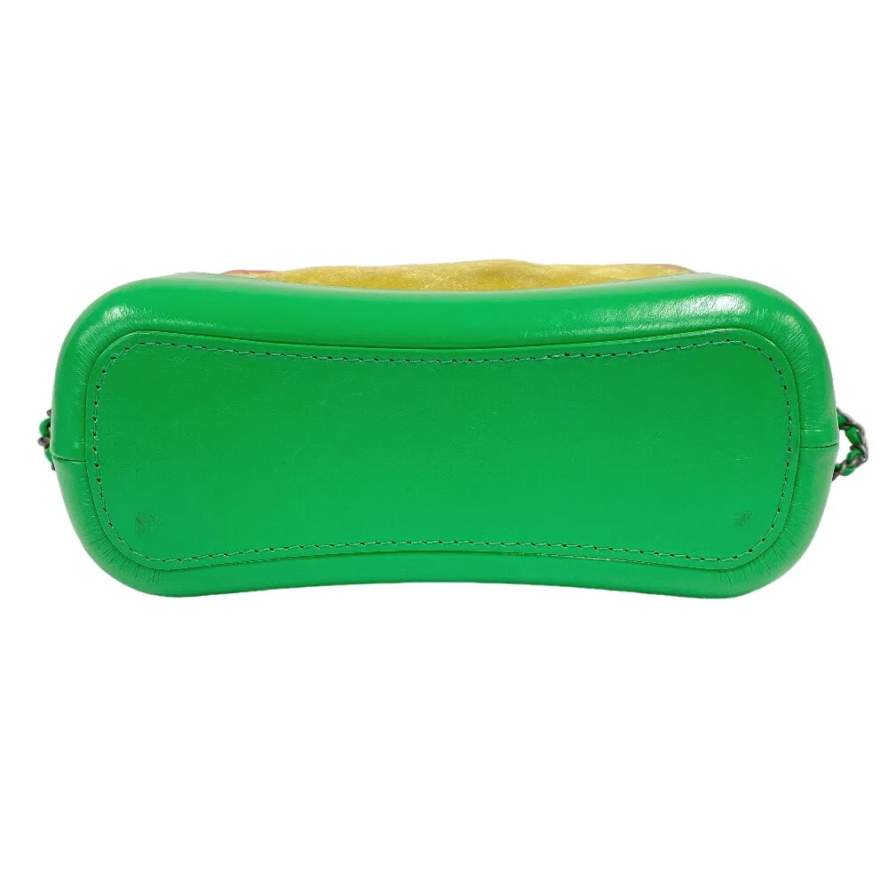 CHANEL Shoulder Bag Suede, Leather yellow COCO Mark Gabriel de Chanel