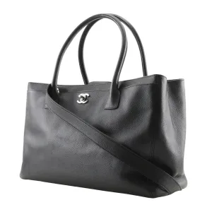 CHANEL Tote Bag A15206 Caviar skin black 2WAYShoulder Executive tote Women Used