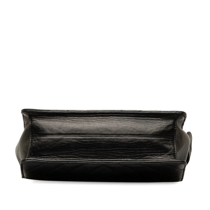 Chanel V Stitch Circus Cochrane  Chain Shoulder Bag Black Lambskin  CHANEL