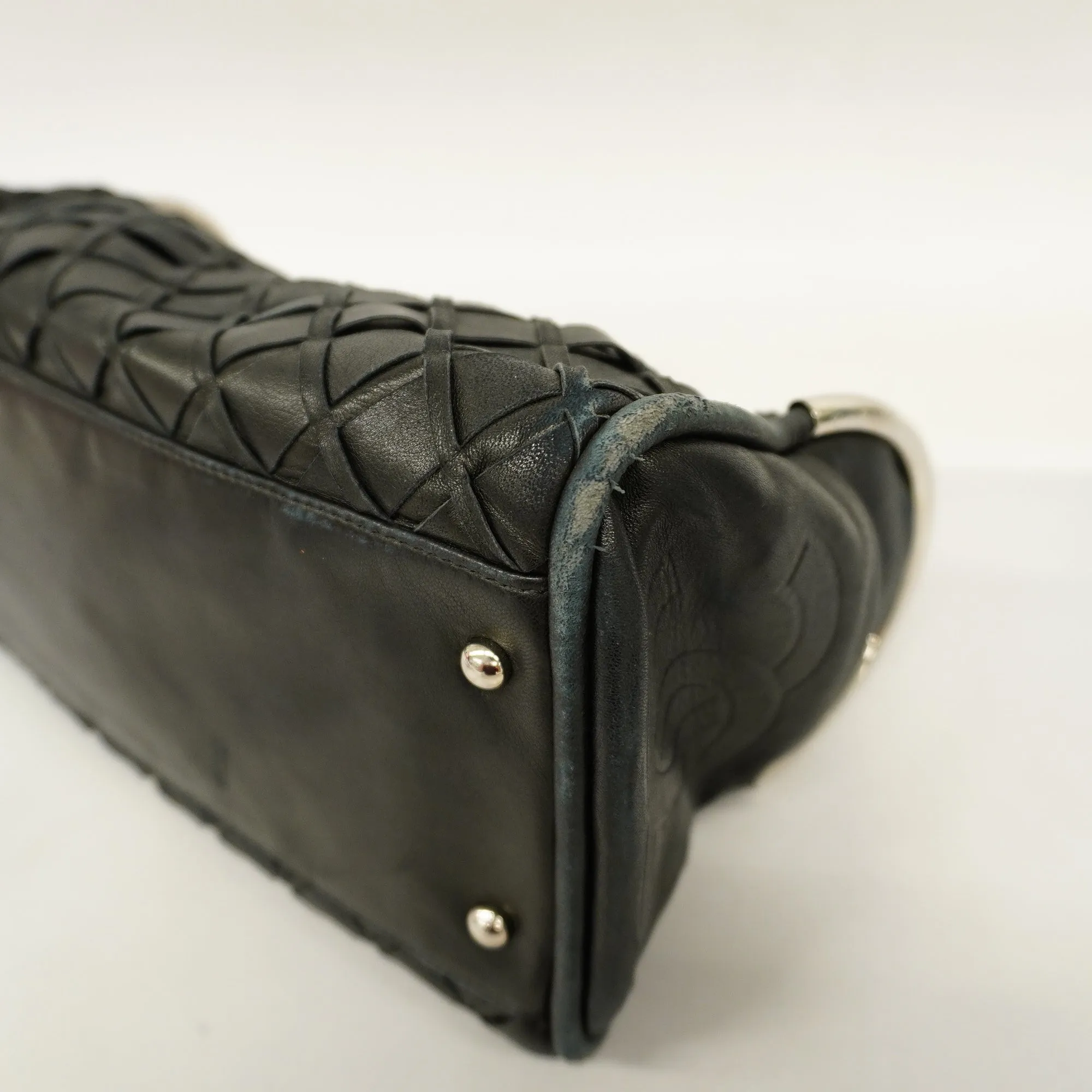 ChanelAuth  Bubble Quilt Chain Shoulder Women's Leather Shoulder Bag