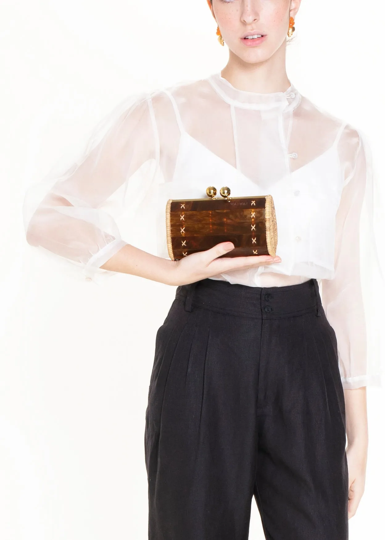 Clutch Petit Baoba  Gold Turtle