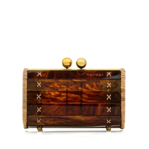 Clutch Petit Baoba  Gold Turtle
