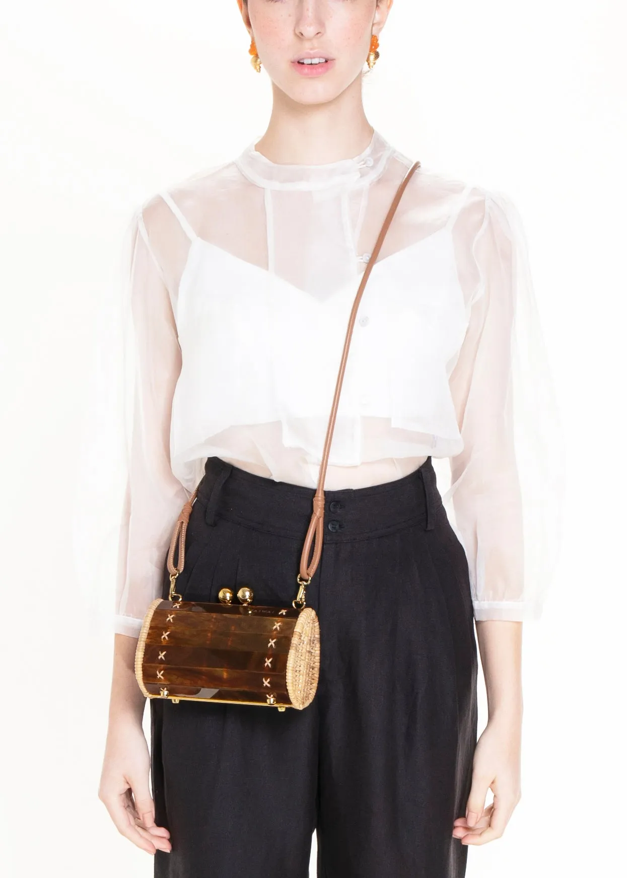 Clutch Petit Baoba  Gold Turtle