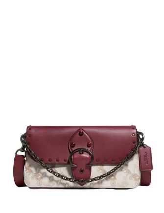 Coach Beat Crossbody Clutch With Horse And Carriage Print
