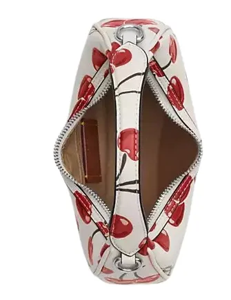 Coach Carmen Mini Crossbody Bag With Cherry Print