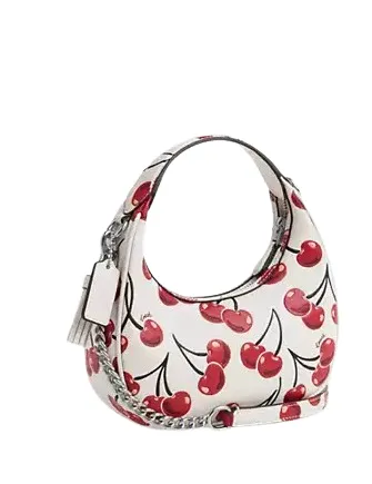 Coach Carmen Mini Crossbody Bag With Cherry Print