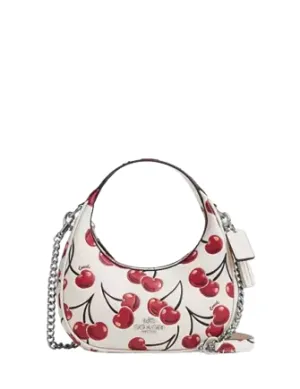 Coach Carmen Mini Crossbody Bag With Cherry Print