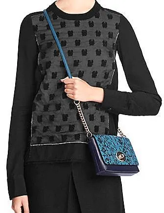 Coach Crosstown Crossbody in Colorblock Exotic Embossed Leather