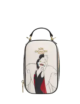Coach Disney X Coach Eva Phone Crossbody With Cruella Motif