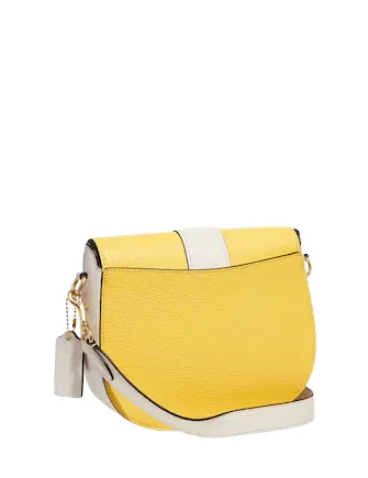 Coach Georgie Saddle Bag In Colorblock