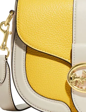 Coach Georgie Saddle Bag In Colorblock