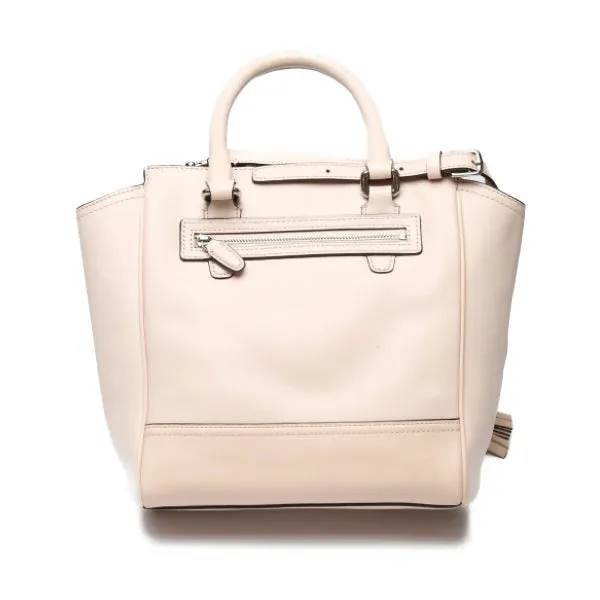 COACH Handbag leather pink Shoulder Bag Diagonal 2WAY Women Used