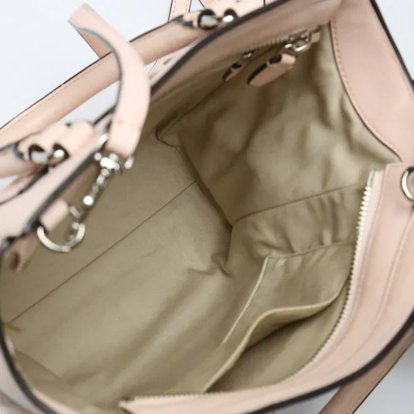 COACH Handbag leather pink Shoulder Bag Diagonal 2WAY Women Used