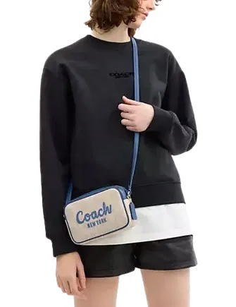 Coach Mini Jamie Camera Bag In Signature Canvas With Coach Print