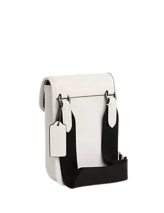 Coach Racer Phone Crossbody In Smooth Leather