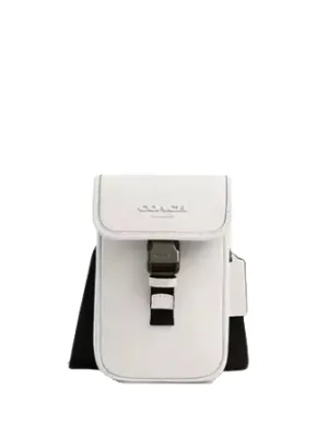 Coach Racer Phone Crossbody In Smooth Leather