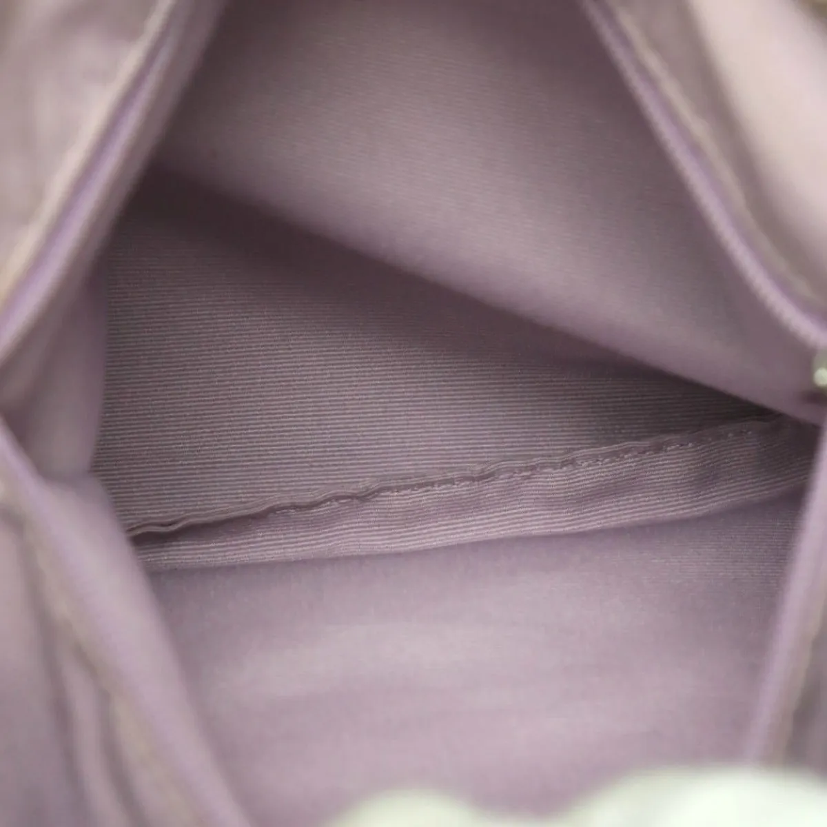 COACH Shoulder Bag F17432 leather Khaki x purple 2WAY Big signature Crossbody Women Used