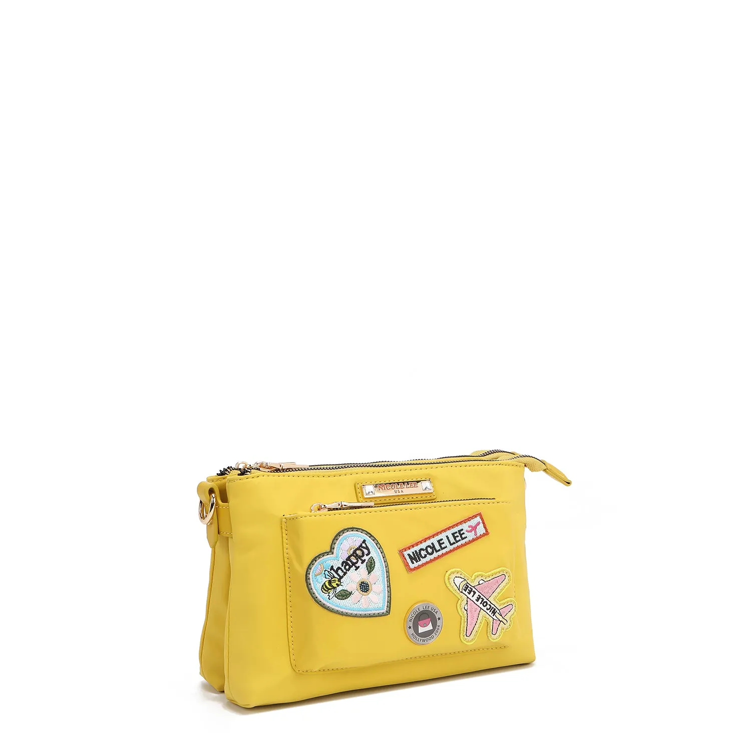 COLOR PATCH ACCORDION CROSSBODY