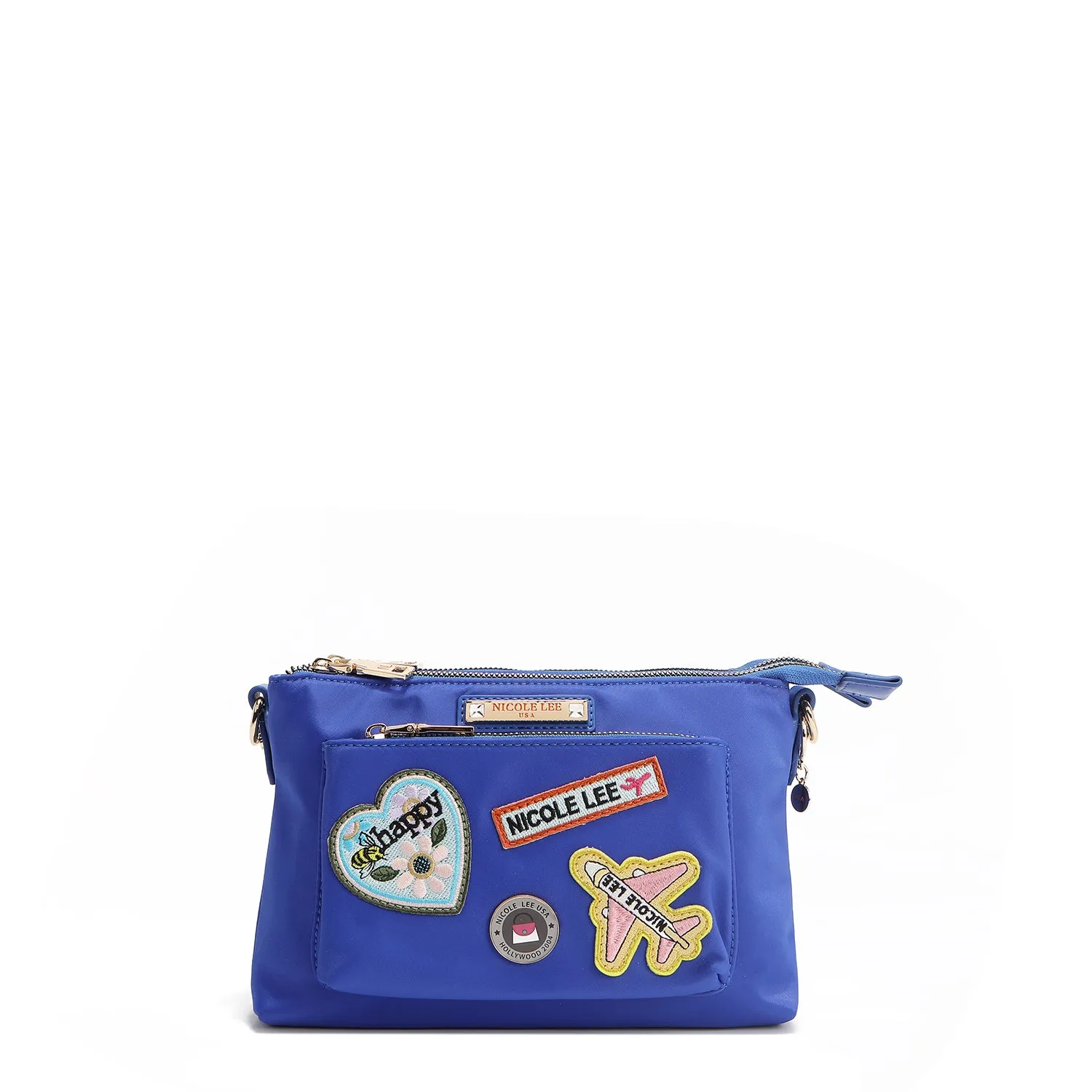 COLOR PATCH ACCORDION CROSSBODY