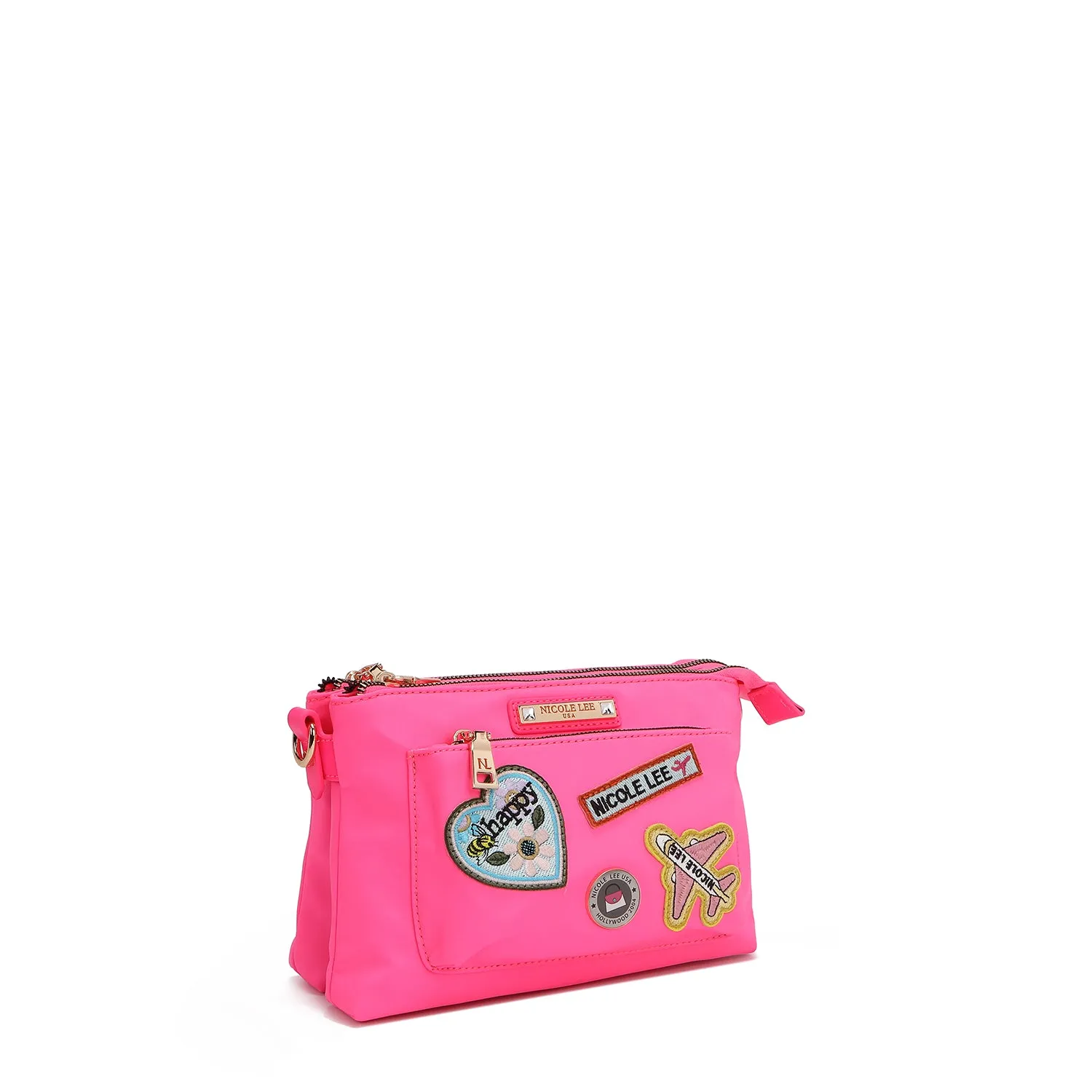 COLOR PATCH ACCORDION CROSSBODY