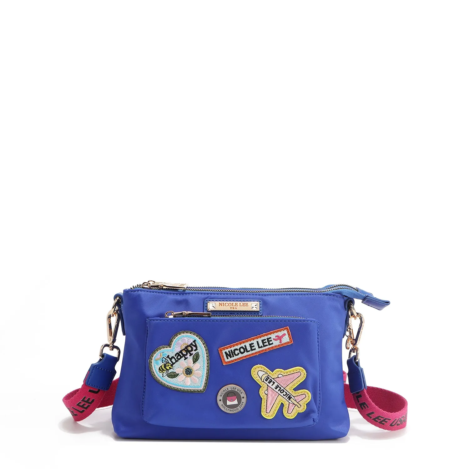 COLOR PATCH ACCORDION CROSSBODY