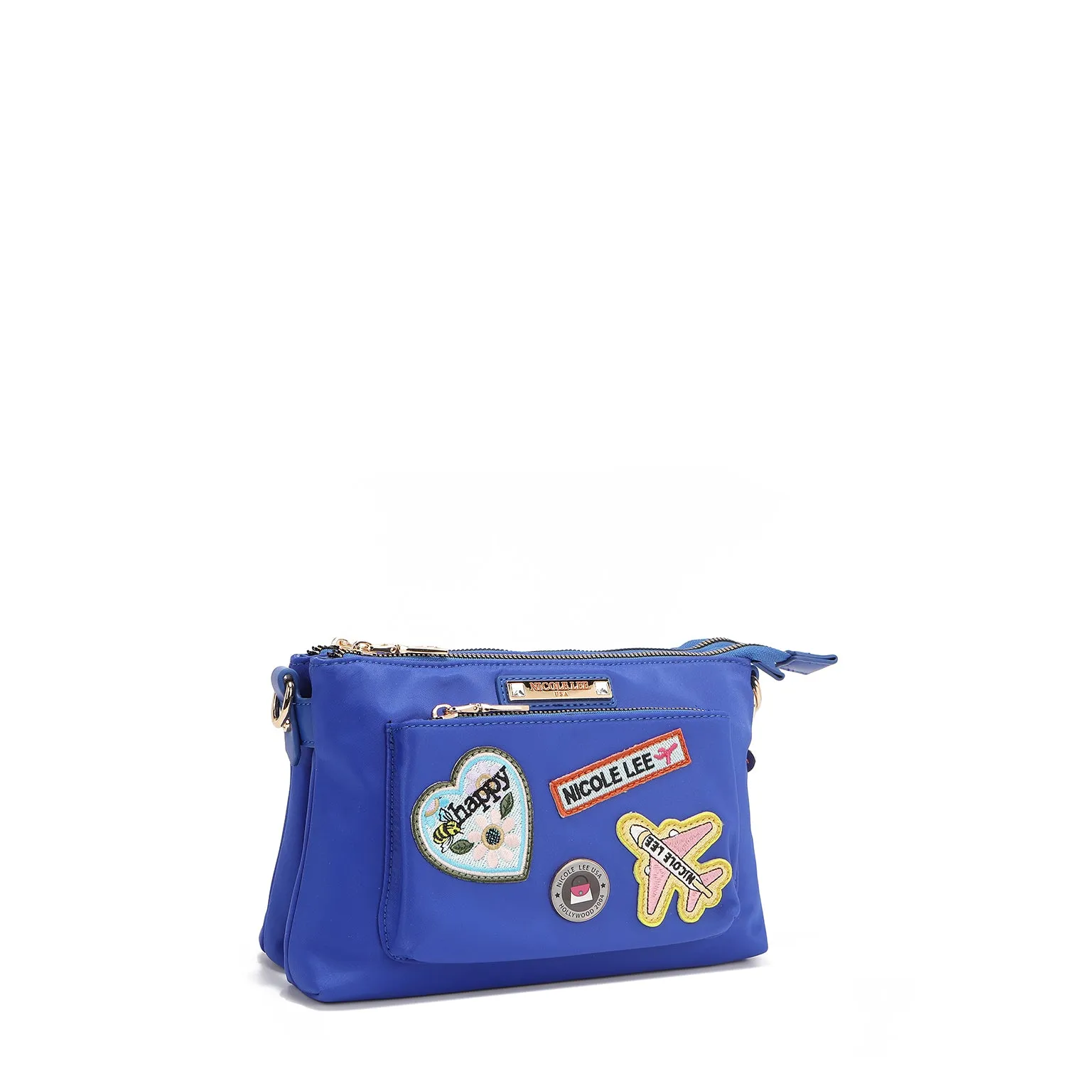 COLOR PATCH ACCORDION CROSSBODY