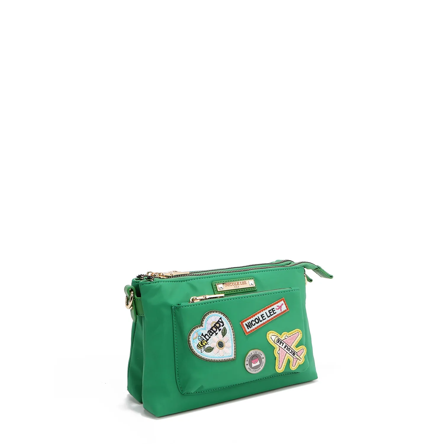 COLOR PATCH ACCORDION CROSSBODY