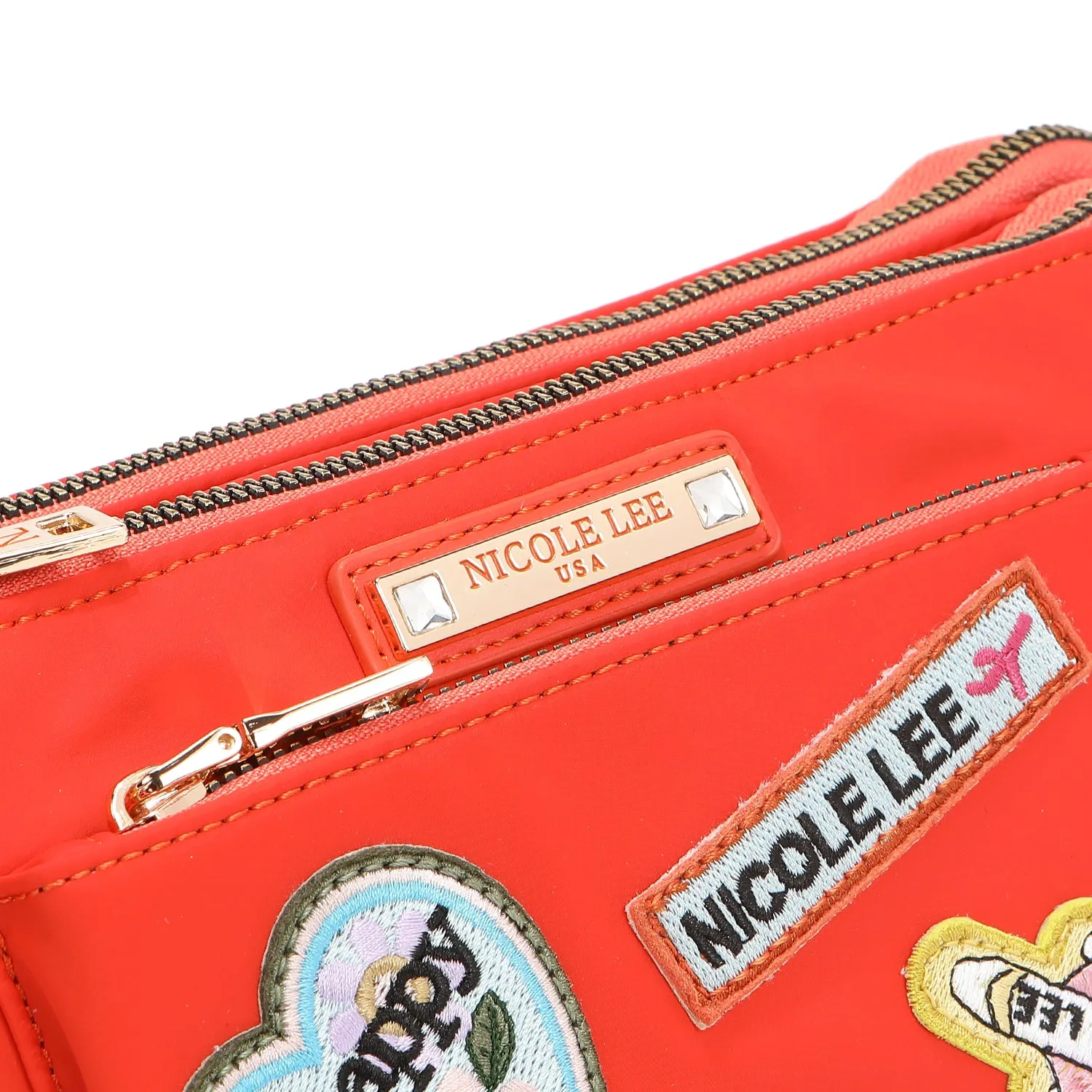 COLOR PATCH ACCORDION CROSSBODY