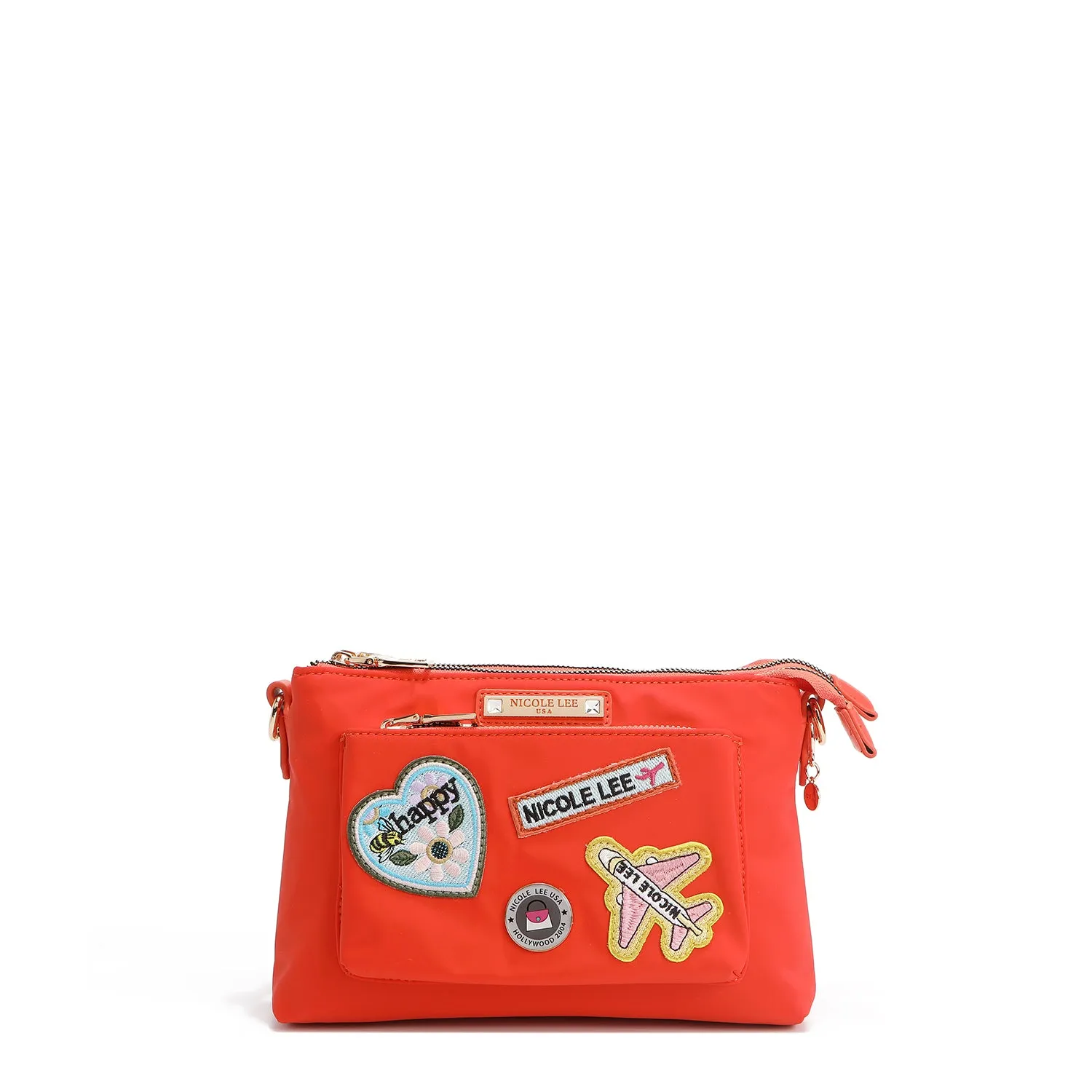 COLOR PATCH ACCORDION CROSSBODY