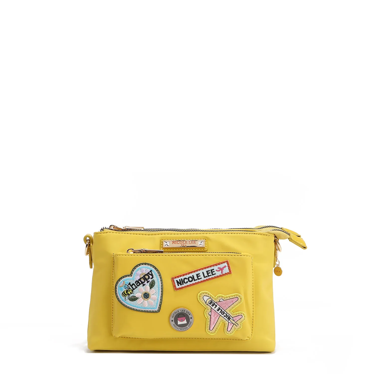 COLOR PATCH ACCORDION CROSSBODY