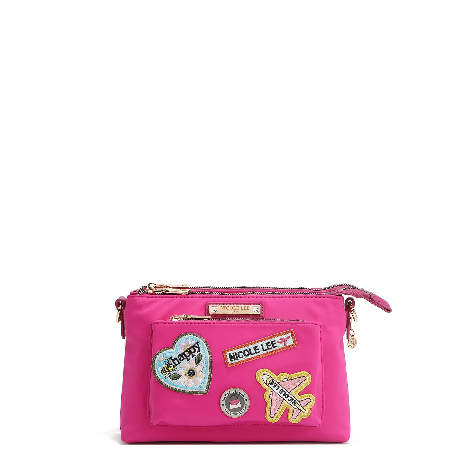 COLOR PATCH ACCORDION CROSSBODY