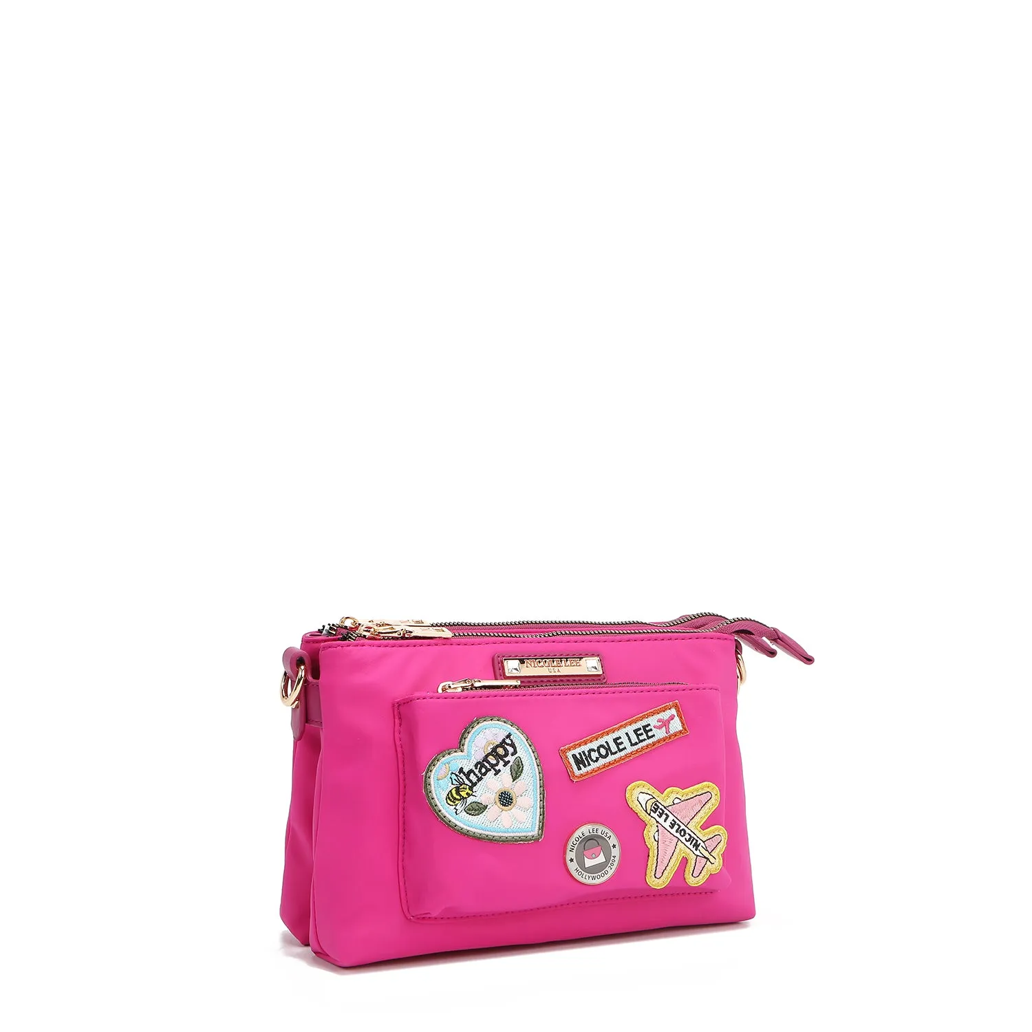 COLOR PATCH ACCORDION CROSSBODY