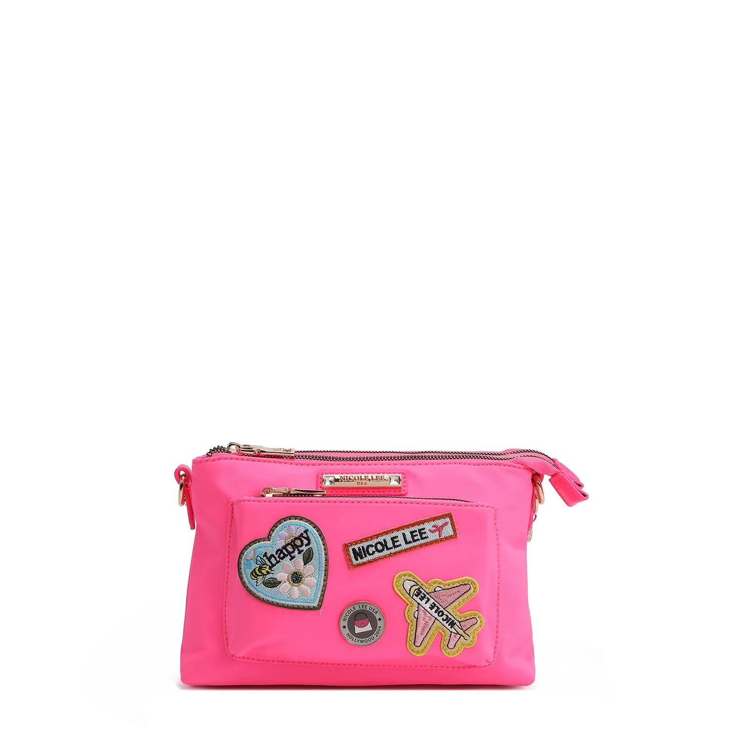 COLOR PATCH ACCORDION CROSSBODY