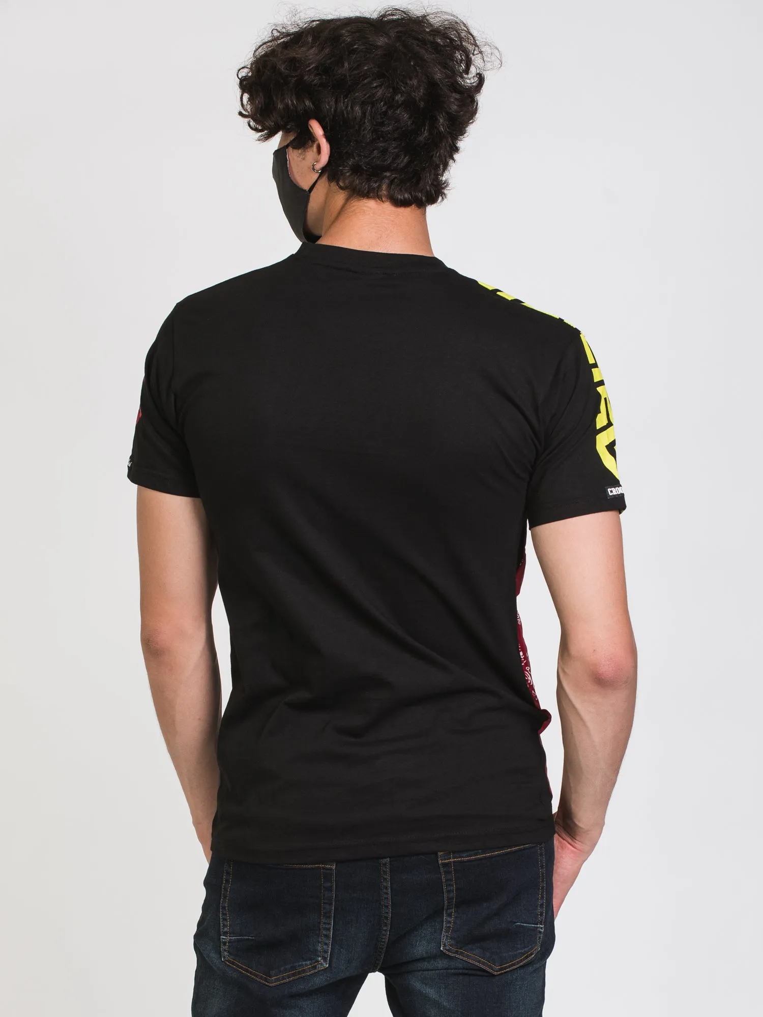 CROOKS & CASTLES GRECCO BANDITO PVER SIZED SHORT SLEEVE TEE - CLEARANCE