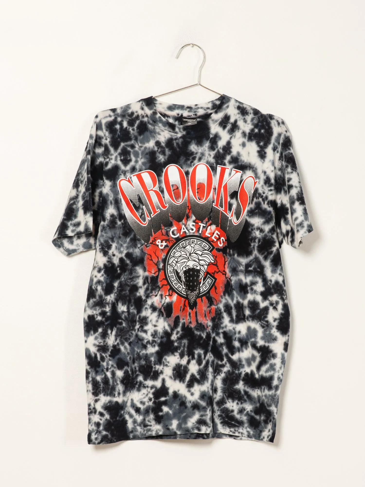 CROOKS & CASTLES LIGHTENING T-SHIRT - CLEARANCE