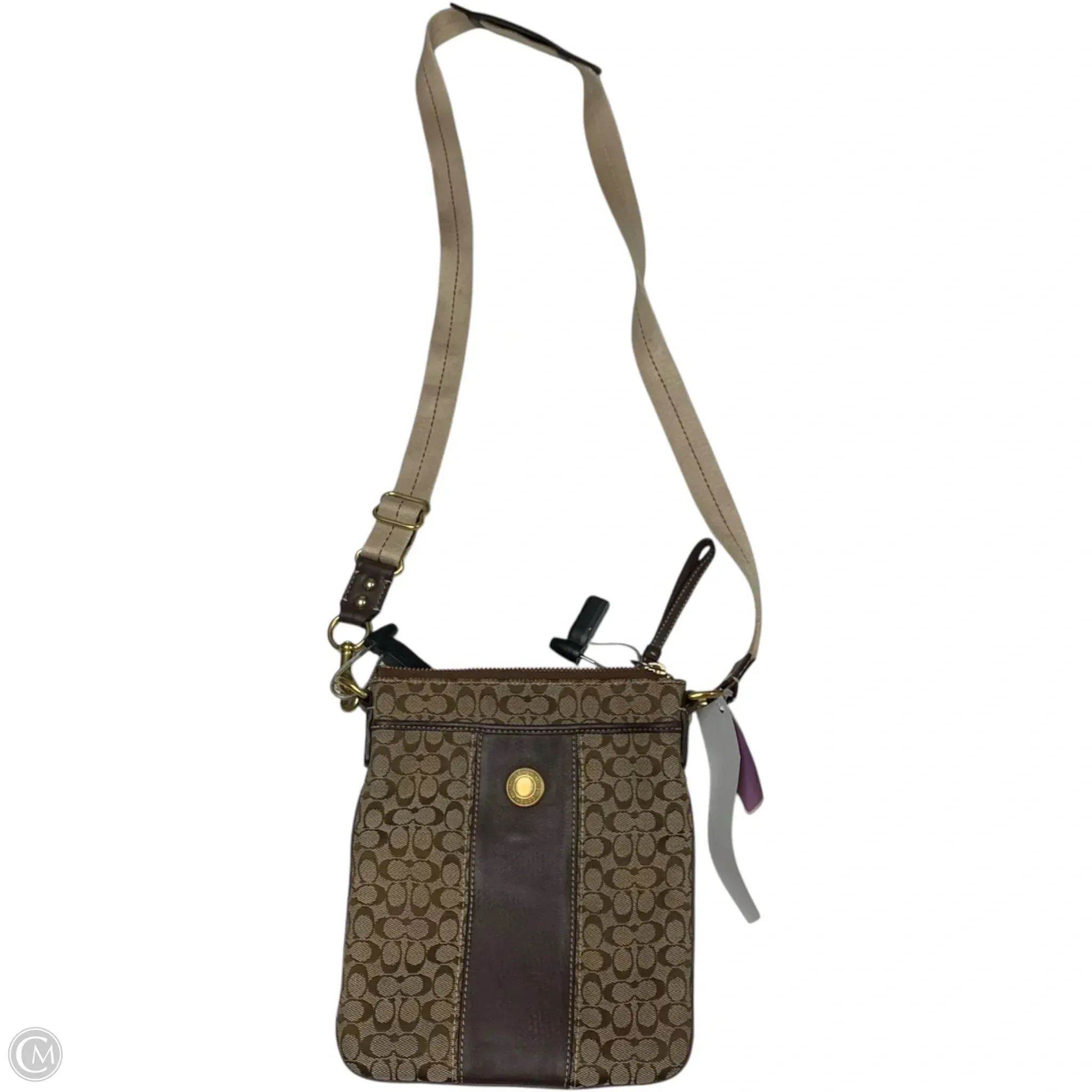 Crossbody Designer By Coach, Size: Small