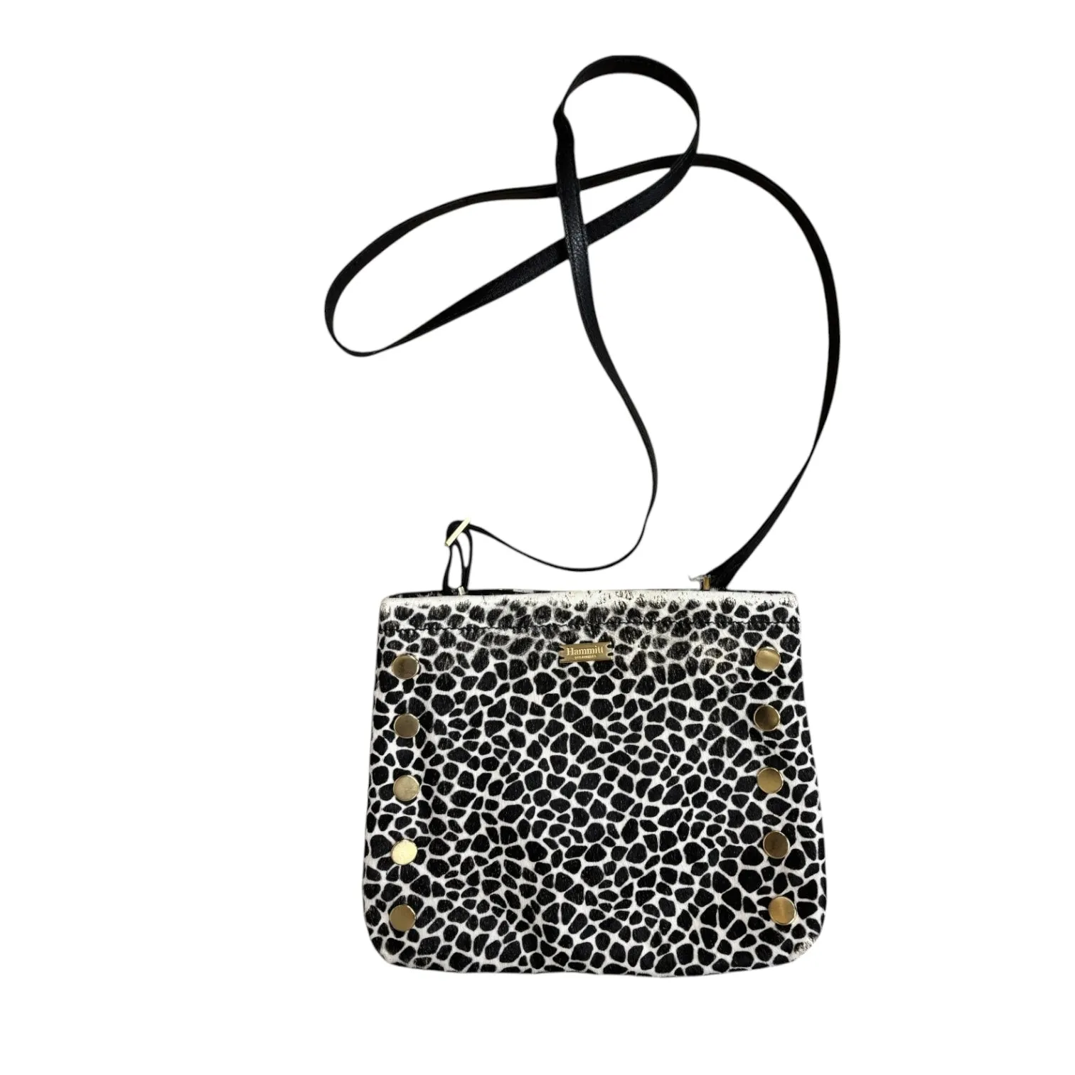 Crossbody Designer By Hammitt In Animal Print, Size:Small