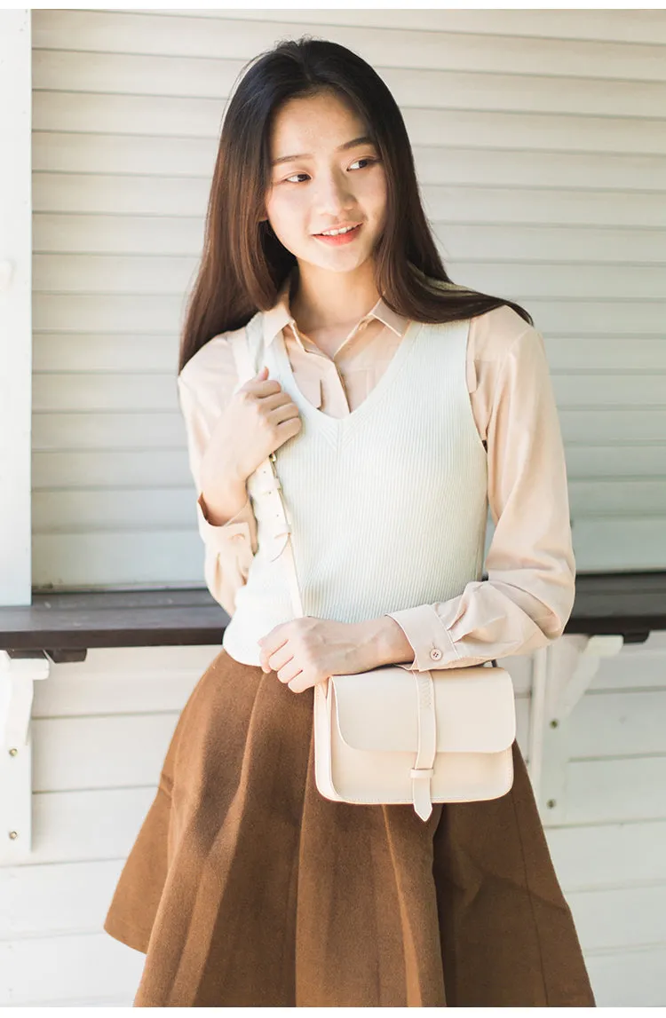 Cute LEATHER WOMENs SHOULDER Bag Crossbody BAG Purses FOR WOMEN