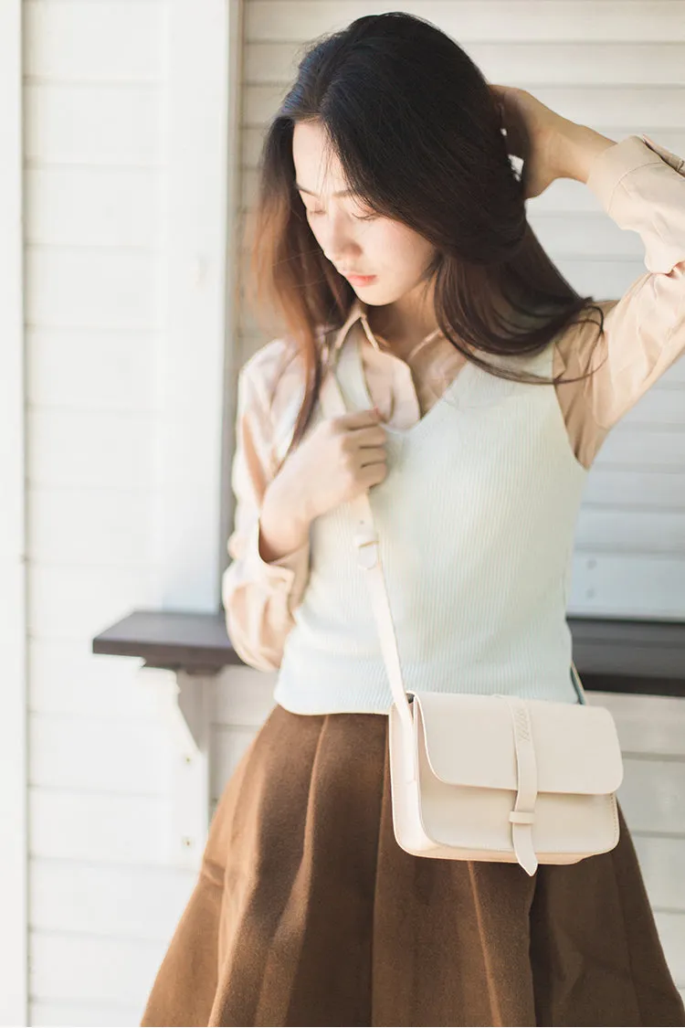Cute LEATHER WOMENs SHOULDER Bag Crossbody BAG Purses FOR WOMEN
