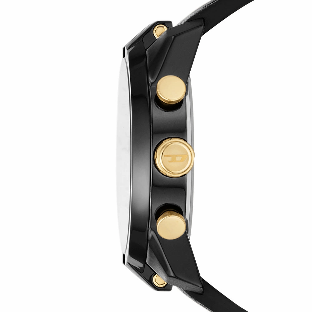 Diesel DZ4610 Split Black Silicone Mens Watch
