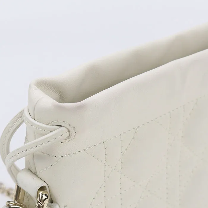 Dior S0981ONMJ_M030 Handbag Lady Dior Millie ChainShoulder bag lambskin white Women