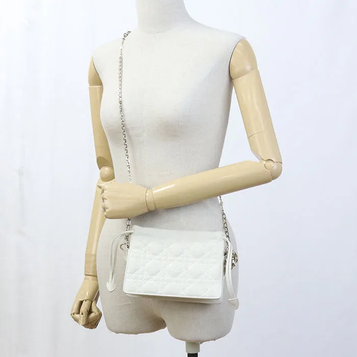 Dior S0981ONMJ_M030 Handbag Lady Dior Millie ChainShoulder bag lambskin white Women