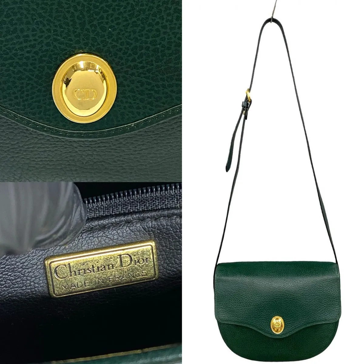 Dior Shoulder Bag leather green