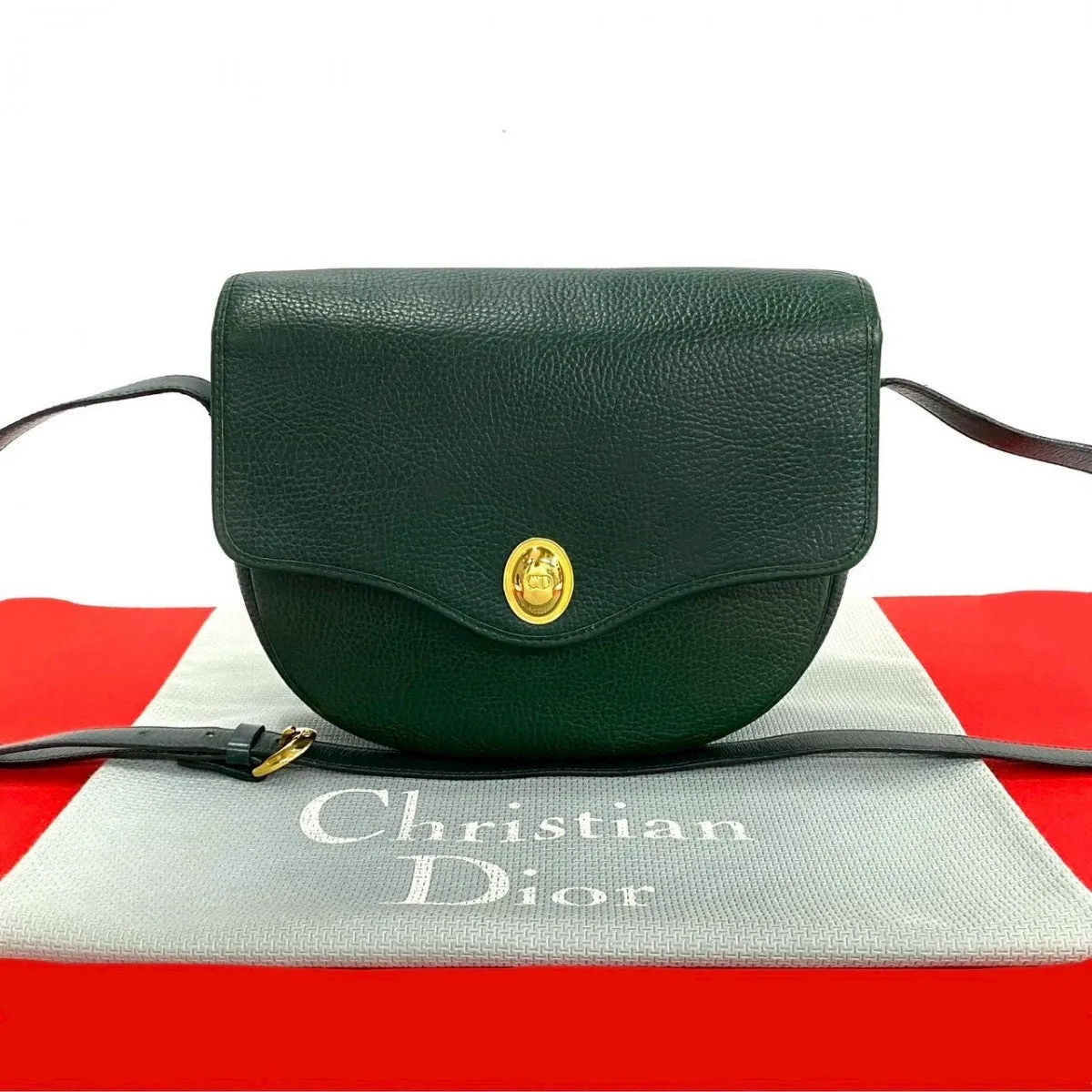 Dior Shoulder Bag leather green