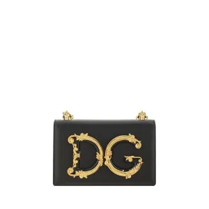 Dolce & Gabbana Maxi Logo Shoulder Bag