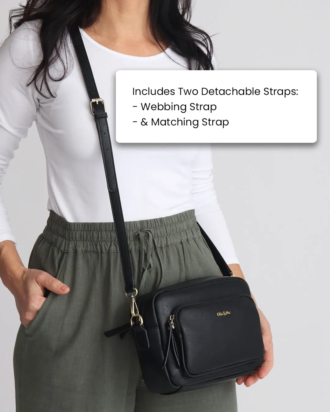 Doyle Crossbody & Purse Bundle - Black