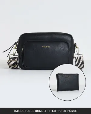 Doyle Crossbody & Purse Bundle - Black